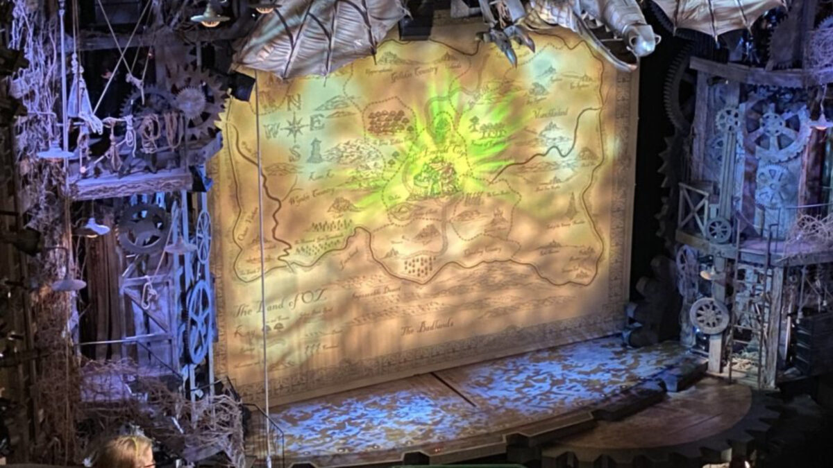 Wicked, view from Circle L49 seat.