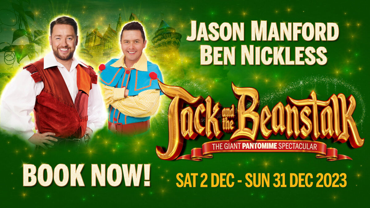 Jack and the Beanstalk Manchester Opera House panto 2023 artwork