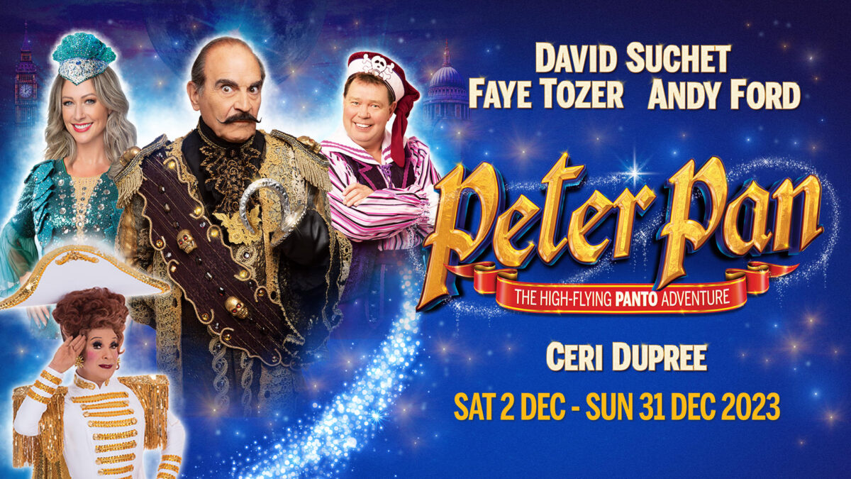 Bristol Hippodrome's The Pantomime Adventures of Peter Pan poster 2023