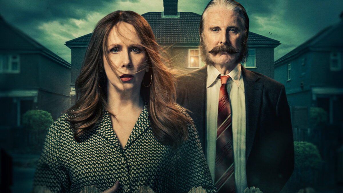 Catherine Tate and David Threlfall in The Enfield Haunting