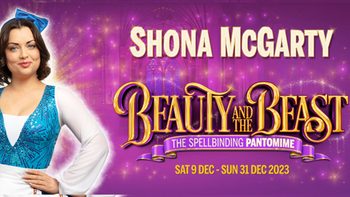 Dartford Orchard Theatre Beauty and The Beast 2023 panto cast and tickets with Shona McGarty