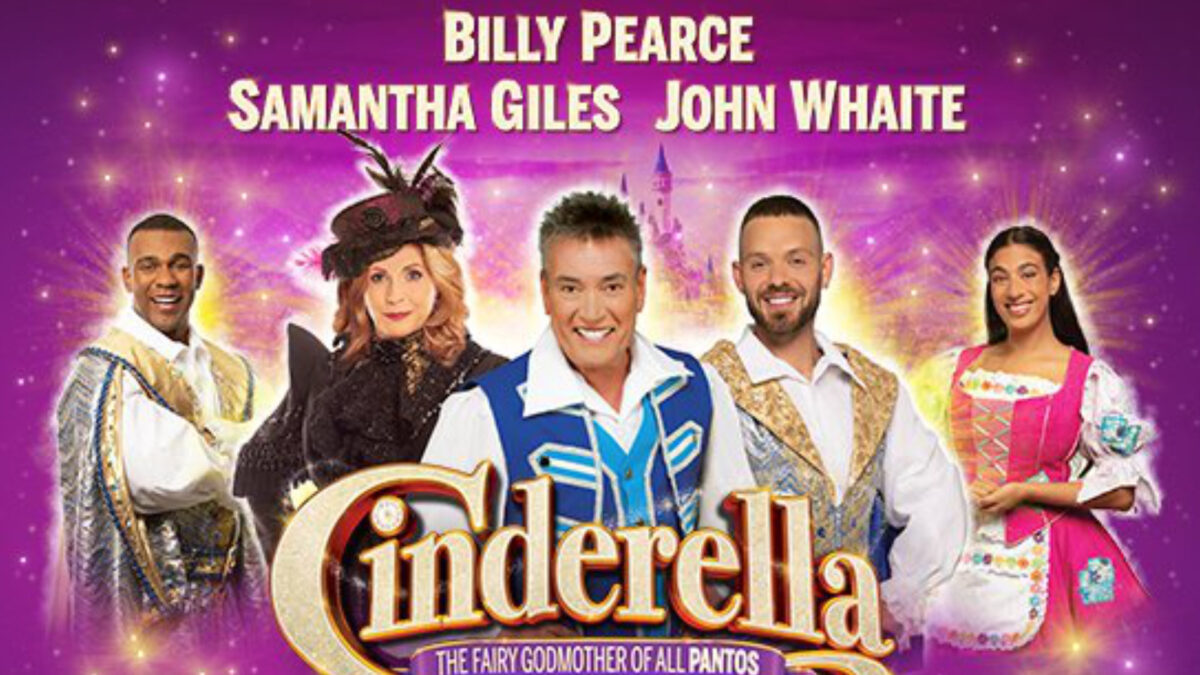 Bradford Alhambra Theatre 2023 panto Cinderella poster