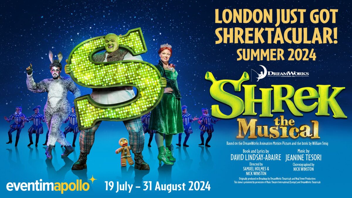 Shrek Musical London poster
