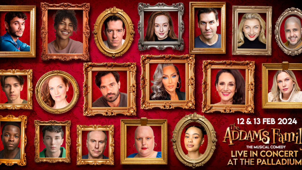 The Addams Family concert cast headshots