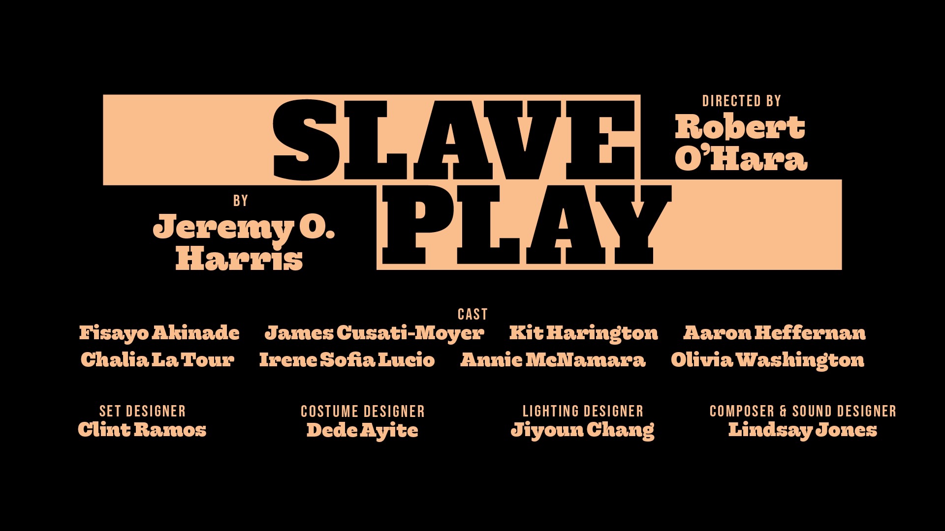 Slave Play West End poster