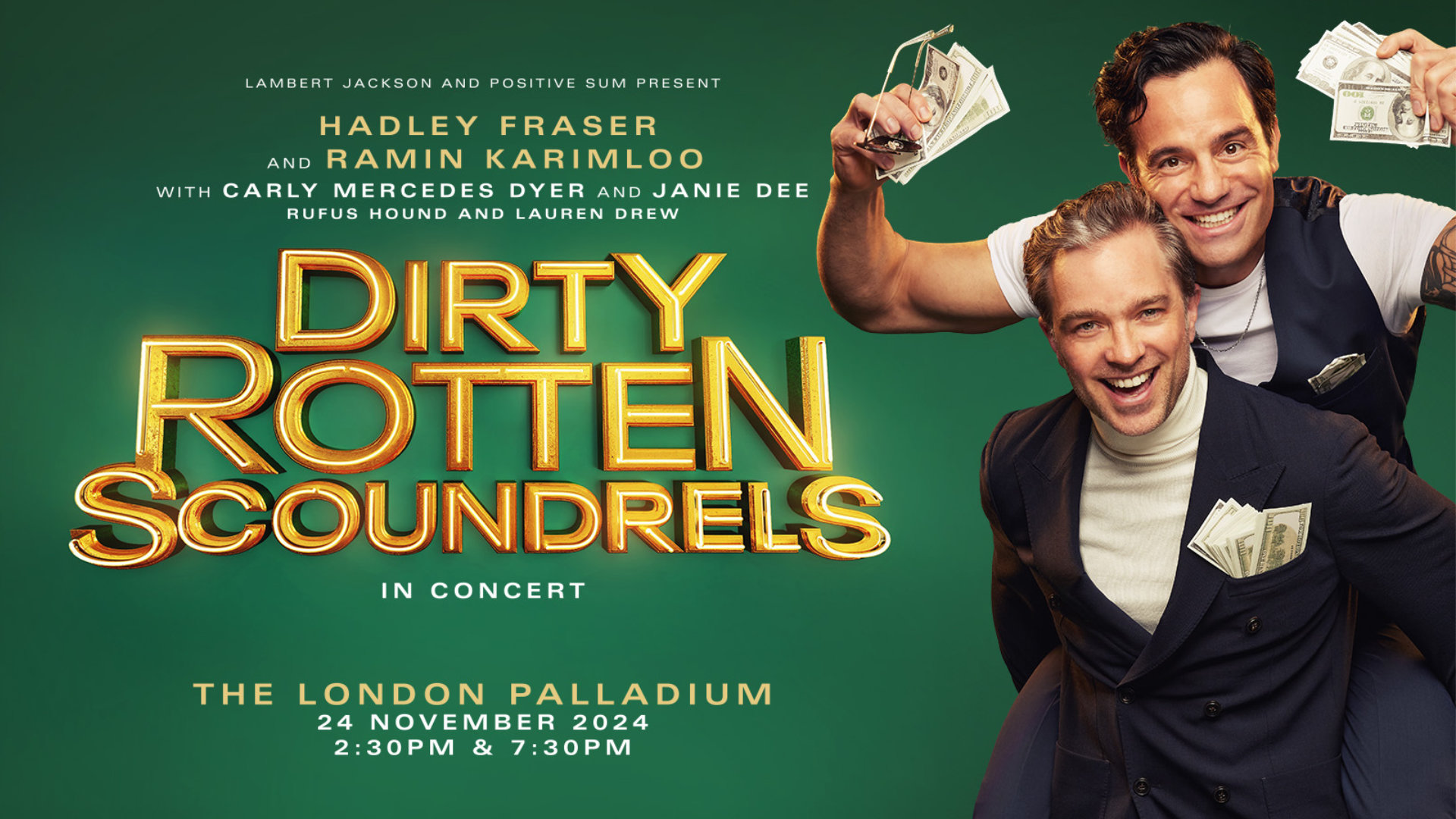 Dirty Rotten Scoundrels in Concert poster